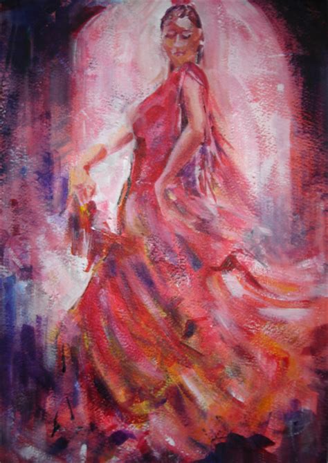 Flamenco Dancer Painting Spanish Dance Gallery Of Art