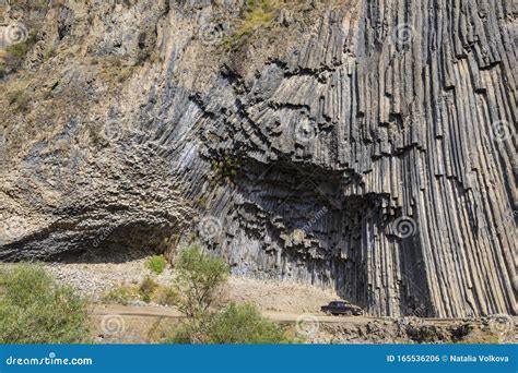 Basalt Gorge Of Garni In Armenia In The Kotayk Region Stock Photo