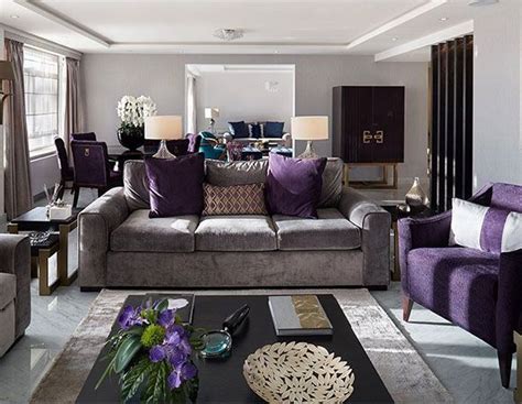 Purple And Green Living Room Idea New House Tours Be Inspired By The