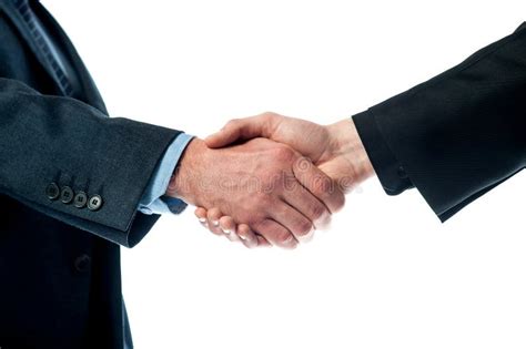Two Business Men Shaking Hands Stock Image Image Of Company