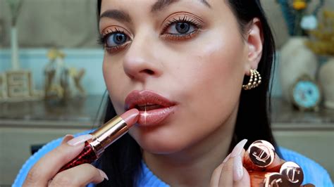 Asmr Lipstick Application Lid Sounds Mouth Sounds Tapping Whispering Charlotte Tilbury