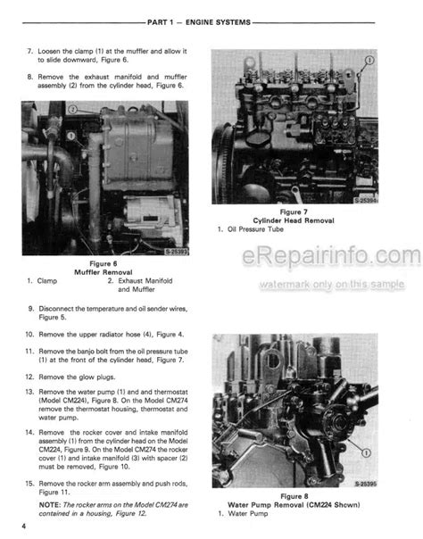 Ford Cm224 Cm274 Service Manual Commercial Mower 40022420