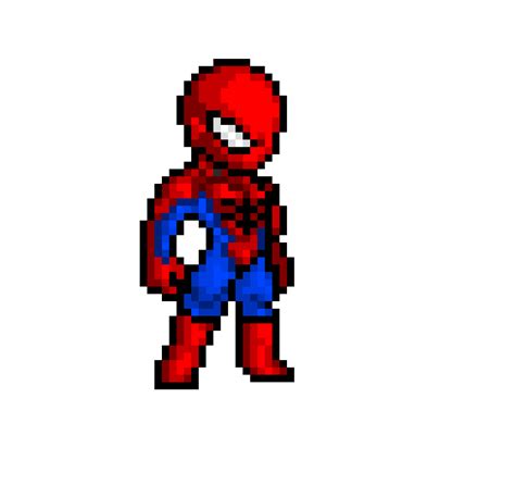 Imagen Spiderman Pixel Art Easy Pixel Art Pixel Art Images