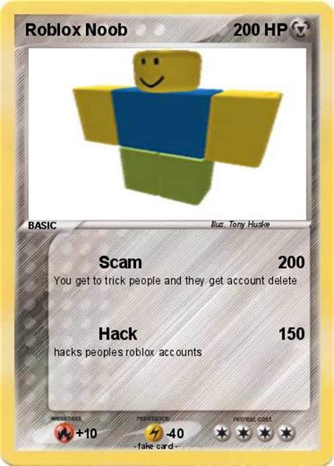 Pokémon Roblox Noob 53 53 Scam My Pokemon Card