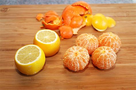 Meyer Lemon And Mandarin Orange Water Winter Fruits Infused Waters