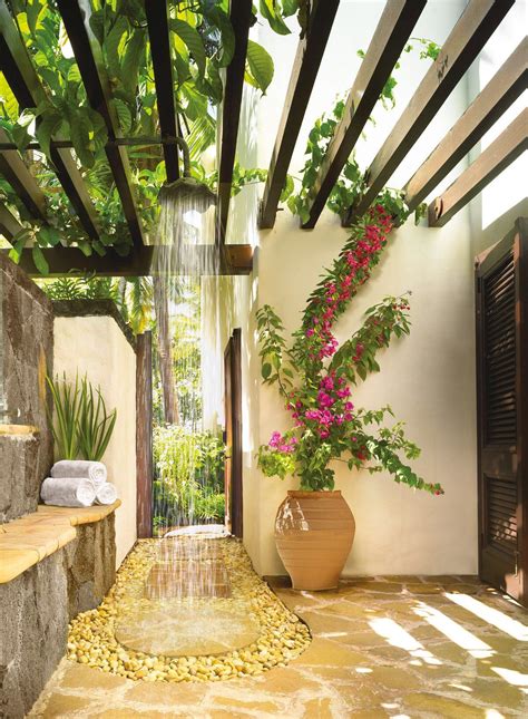 Lush Cozy Outdoor Shower Rcozyplaces