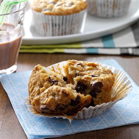 Chocolate Chip Oatmeal Muffins Recipe Taste Of Home
