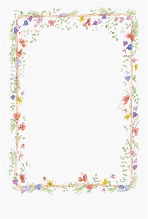 1 Best Ideas For Coloring Printable Flower Borders