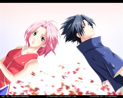 Sakura And Sasuke Sasusaku By Stingcunha On Deviantart