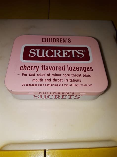 Childrens Sucrets Tin Box Collectors Weekly