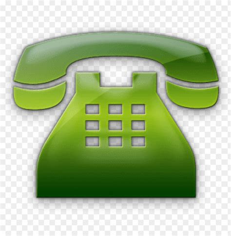 Telephone Icon Png Green