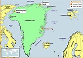 Detailed Political Map Of Greenland With Relief Green - vrogue.co
