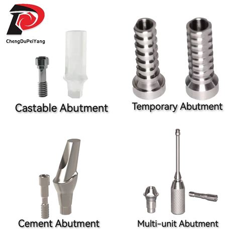 Dental Implant Castable Abutment Temporaryabutment Cement Abutment