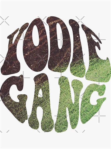 Yodie Gang Text V2 Sticker For Sale By Thesouthwind Redbubble