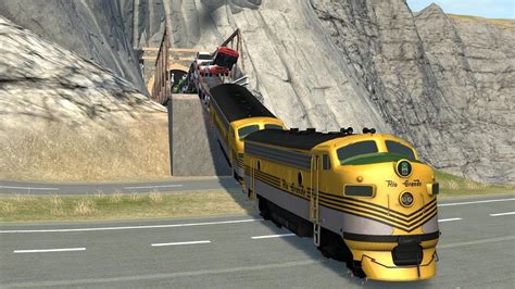 Beamng Drive Stressed Out 11 With 100 Vehicles Huge Train Crash