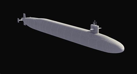 Ohio Class Submarine 3D Model 149 Ma Max Cob 3dm X Obj Flt