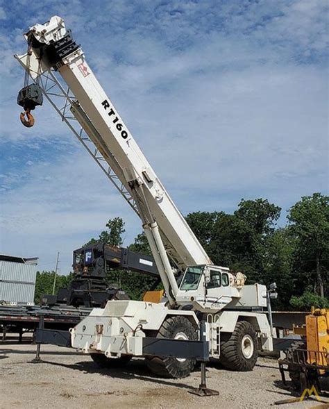 Terex Rt 160 60 Ton Rough Terrain Crane For Sale Auction Hoists