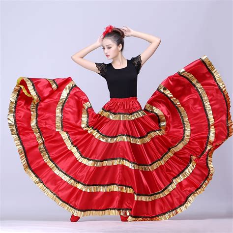 flamenco skirt belly dance skirt spanish flamenco skirt spanish clothing women spanish dance