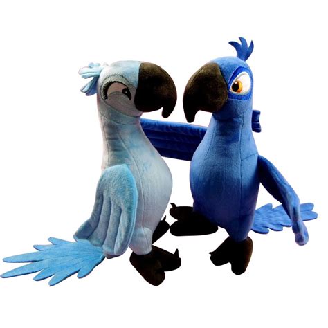 4pcslot 30cm New Rio 2 Movie Cartoon Plush Toys Blue Parrot Blu