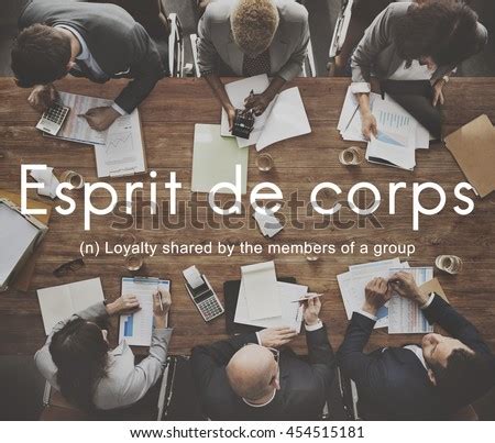 Esprit de corps (not esprit du corps) is french for spirit of body. Define Esprit De Corps - slideshare