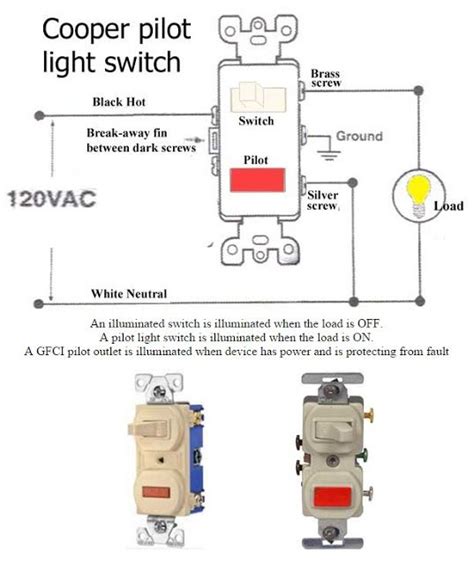 Black anti vandal toggle switch. How to Wire Pilot Light Switch Electrical Info PICS | Light switch, Light, Pilot