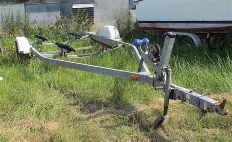 Heavy Duty Galvanised Boat Trailer For Any Boat Up To 21ft 2500kg