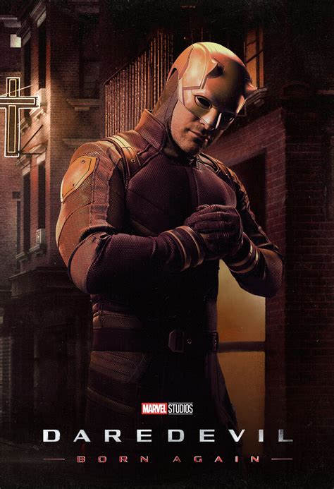 Artstation Daredevil Born Again Character Poster Design