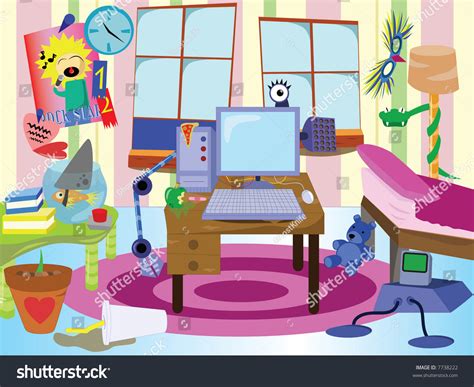 Messy Room Stock Illustration 7738222 Shutterstock