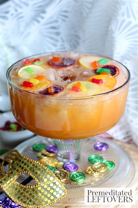 Mardi Gras Punch Recipe Perfect For Fat Tuesday