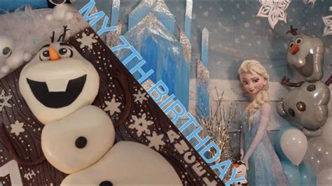 My 7th Birthday Frozen Elsa Theme Party Coming Soon