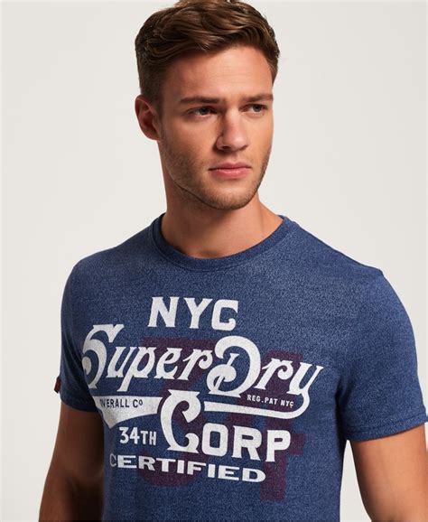 Check spelling or type a new query. Mens - 34th Street Flagship T-Shirt in Martine Grit | Superdry