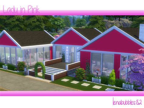 Lady In Pink House By Lenabubbles82 At Tsr Sims 4 Updates