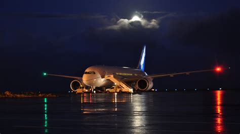 Airplane Night Lights Wallpapers Hd Desktop And Mobile Backgrounds