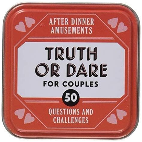 Truth Or Dare For Couples Card Game With 50 Questions And Challenges