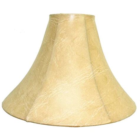 Better Homes And Gardens Faux Leather Bell Shade Beige