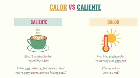 calor and caliente how do you say hot in spanish tell me in spanish 2023