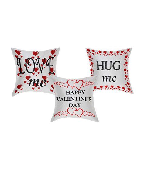 Dekor World Love Me Hug Me Valentine Cushion Cover Pack Of 3 Buy