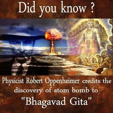 Important Information The Bhagavad Gita Oppenheimer And Nuclear Weapons