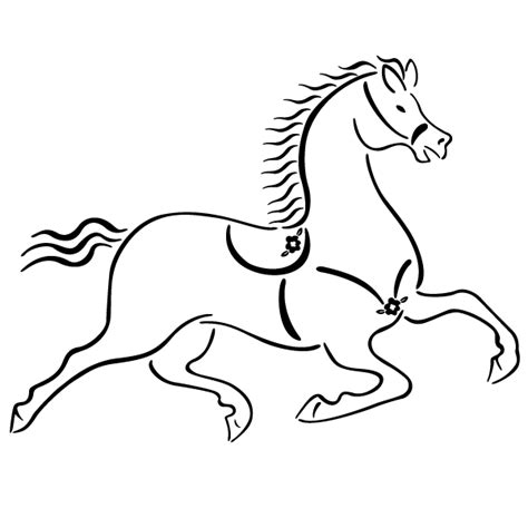 Galloping Horse Coloring Pages