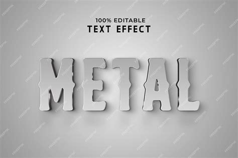 Premium Psd Metal Story Editable 3d Text Effect With Background