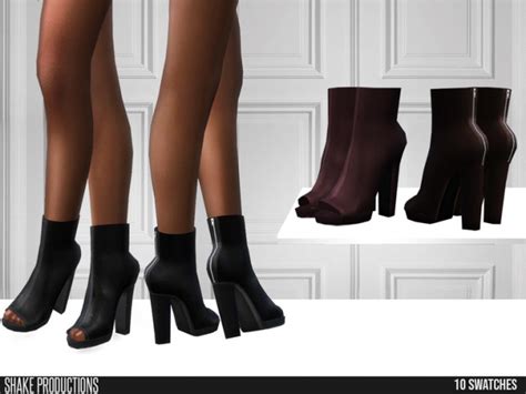 442 Leather Boots By Shakeproductions At Tsr Sims 4 Updates