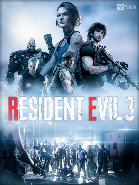 Resident Evil 3 Poster By Mark Rc97 On Deviantart Resident Evil Girl