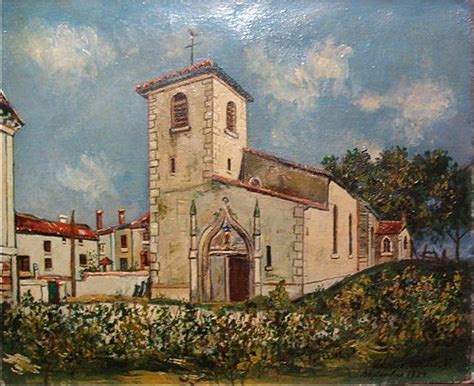 Sacre Coeur And Castle Brouillards Maurice Utrillo