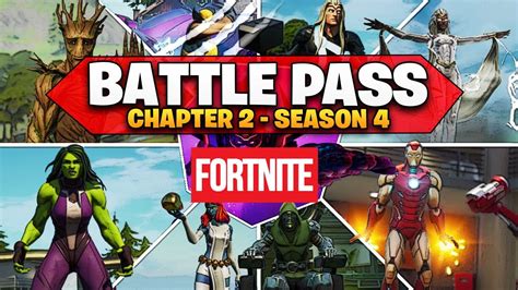 Fortnite Chapter 2 Season 4 Battle Pass Youtube