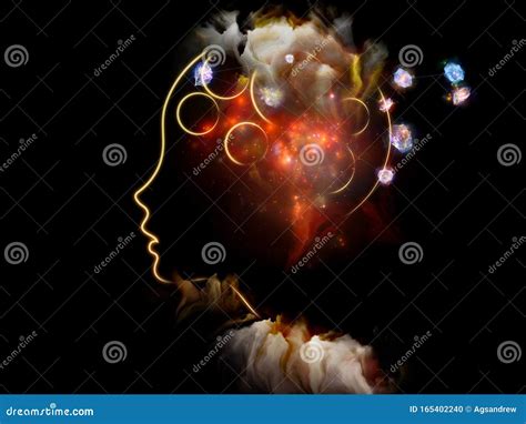 Energy Of Human Mind Stock Illustration Illustration Of Color 165402240