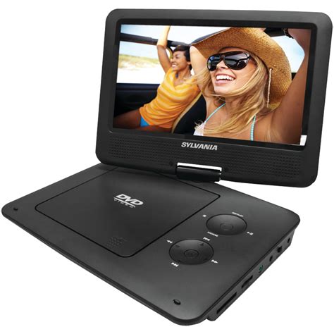Sylvania 9 Portable Dvd Player With Swivel Screen And 5 Hour Battery