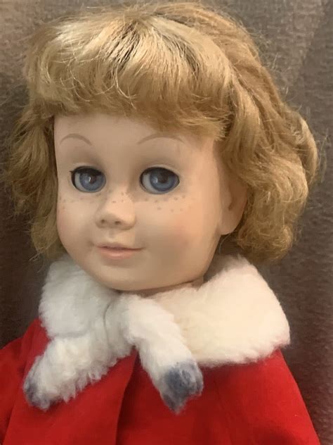 Canadian Chatty Cathy Doll Talks Softly Blonde Hairblue Decal Eyes