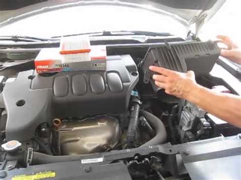 2008 nissan altima cabin air filter. Nissan Altima 2007 changing air filter (engine) - YouTube