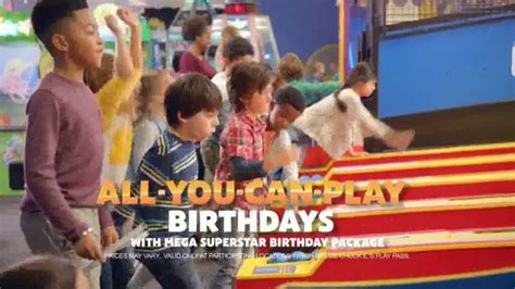 Chuck E Cheeses All You Can Play Birthdays Tv Spot Superstar Party