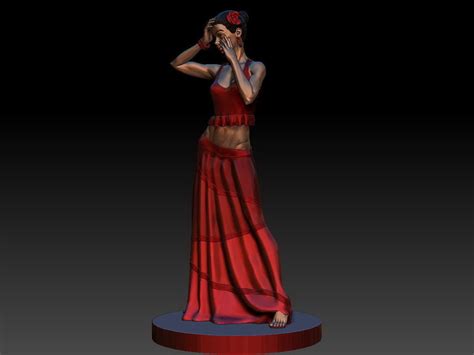 Dancer Flamenco 3d Model 3d Printable Cgtrader